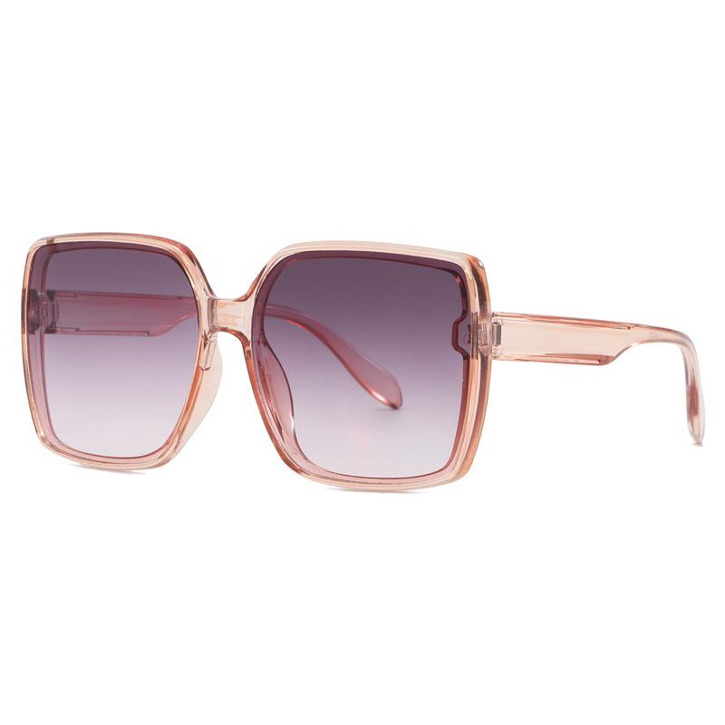 JYL TS Square Oversized Sunglasses Style Face Slimming For Street Shooting B5501