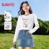 Baleno Women's Fun Animal Print 100% Cotton Long Sleeve Top
