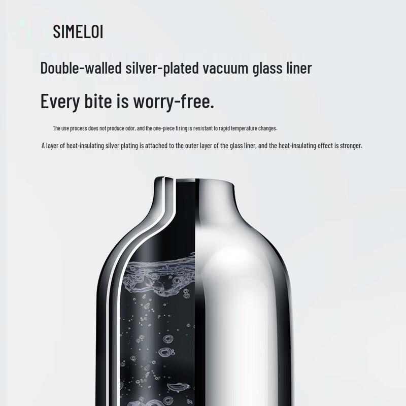 SIMELO 3.2L Stainless Steel Glass Liner Thermos