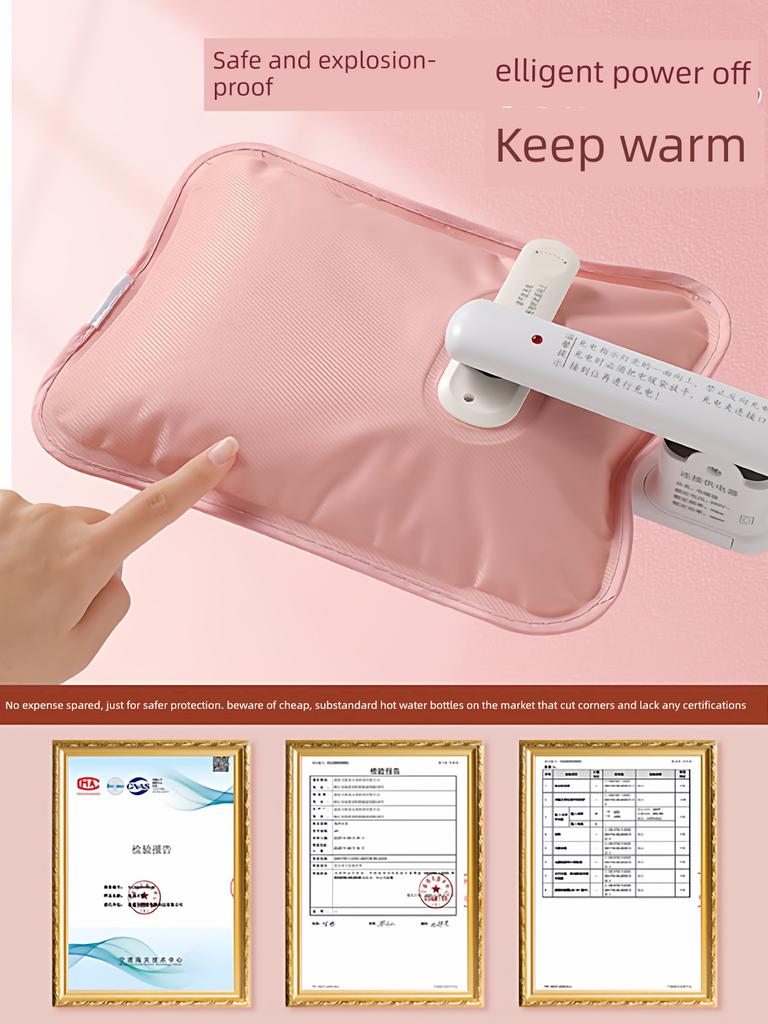 Stuffed Charging Hot Water Bag Cute Girl Hot Compress Belly Bed Cartoon Warm Baby 2025 Explosion-proof Genuine