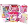 Lean Dollhouse Foldable Blonde with Accessories In a Suitcase