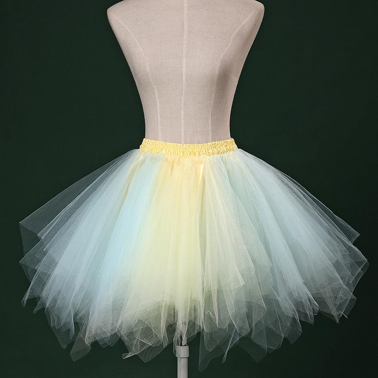 Colorful Boneless Padded Underskirt for Wedding Dress Photography