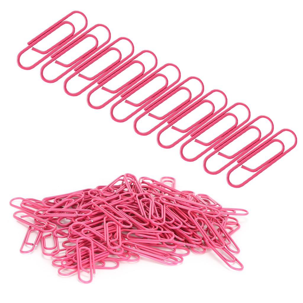 3 Boxes Paper Clip Small Portable  Red Shaped Cute Pin for File Classification