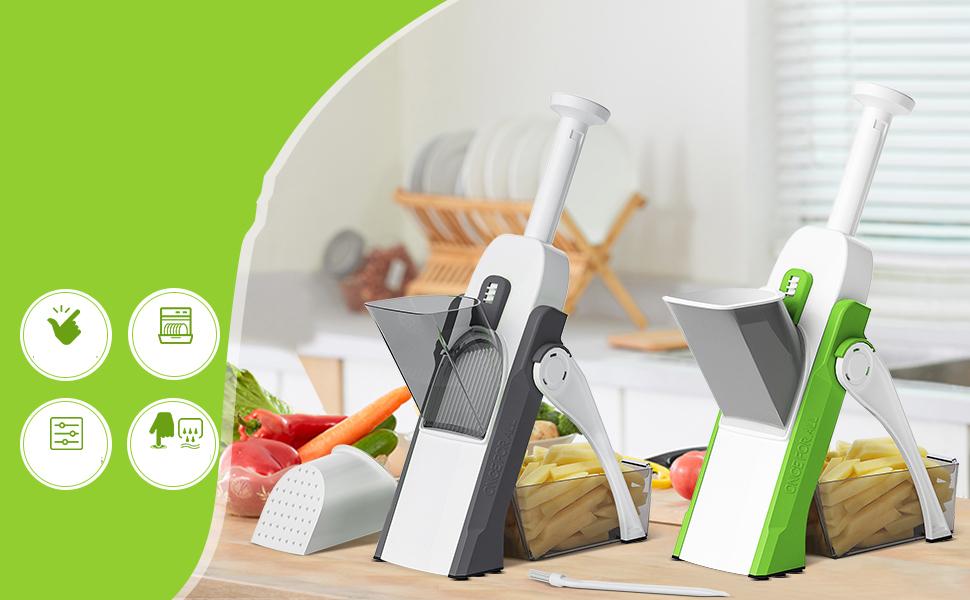 Professional fruit and vegetable slicer French fries slicer adjustable