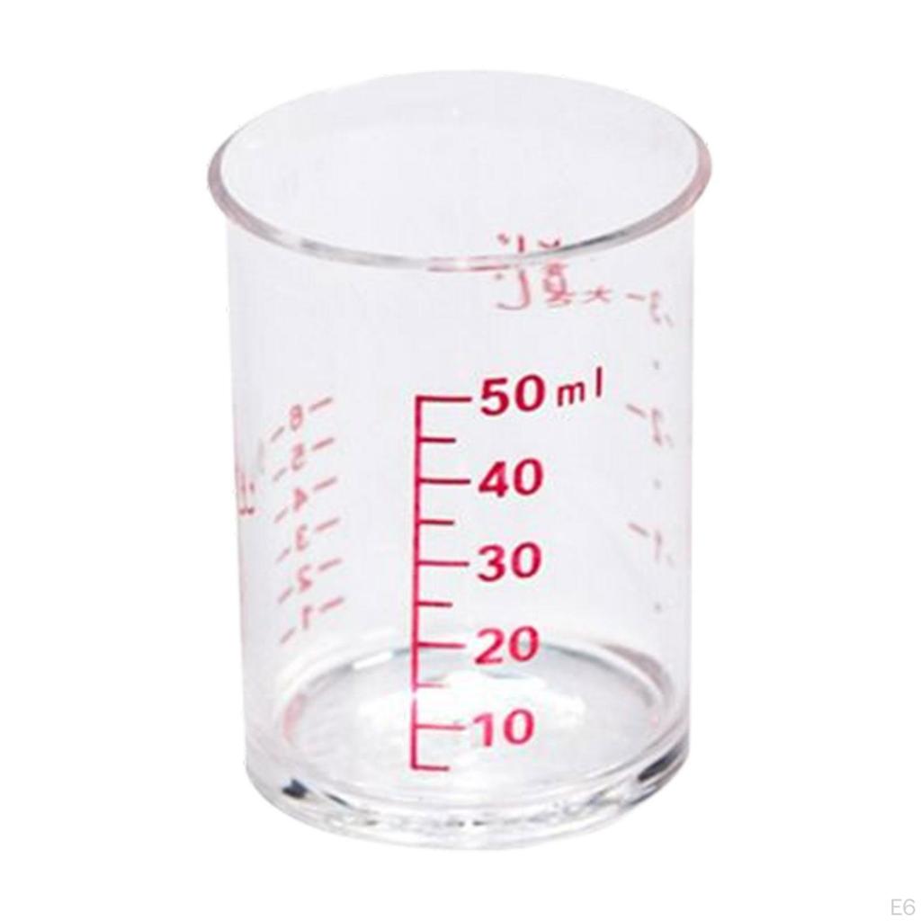 Measuring Cup 50ml Heat-Resistant Bpa- Scale Microwave and Dishwasher Jug for Baking Supplies