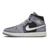 Sneakers da Donna Air Jordan 1 Mid Grigio Cemento Vela Antracite BQ6472-022