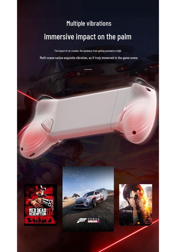 US-Mexico S3 Type-C Bluetooth Dual Mode Mechanical Mobile Game Controller with Dual Hall Stretch.