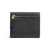 Coach Wyn 11 Mode Unifarbene Lässige Leder Umschlag Clutch Geldbörse Damen Clutch Schwarz C2328-LIBLK