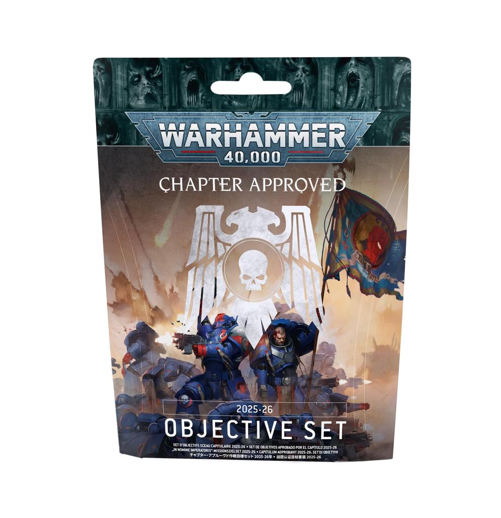 Games Workshop Warhammer Chapter Goals Set 40,000 Approved (2025-26 Edition)