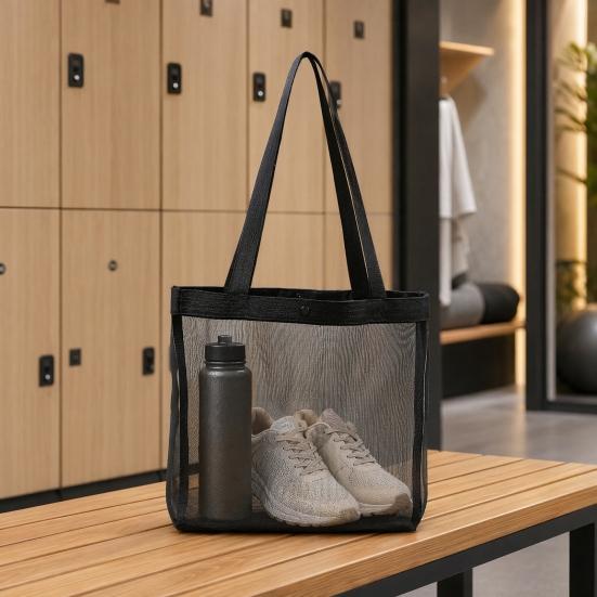 Storage Bag, Large Capacity Foldable Washable Outdoor Tote, Portable Toiletry Cosmetic Bag Carrying Case for Beach Pool Camping