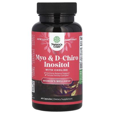Myo & D-Chiro Inositol with Choline, 60 Capsules