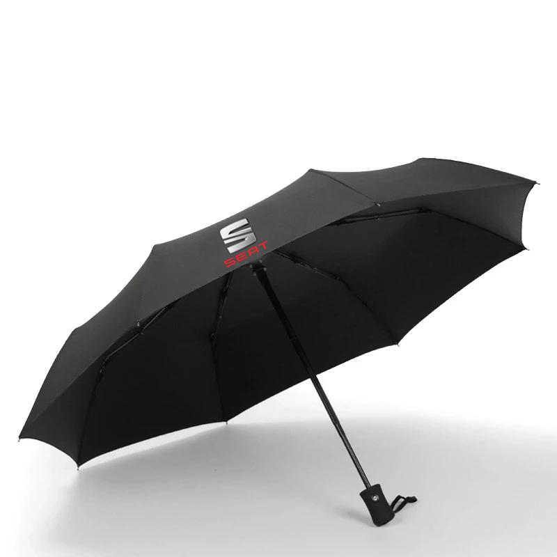 Ydsh2 Strong Fully Automatic Umbrella Folding Rain Umbrella For Seat Leon 5f Ibiza 6l 6j Leon 1p Cushion Altea Xl Leon Mk Accessories