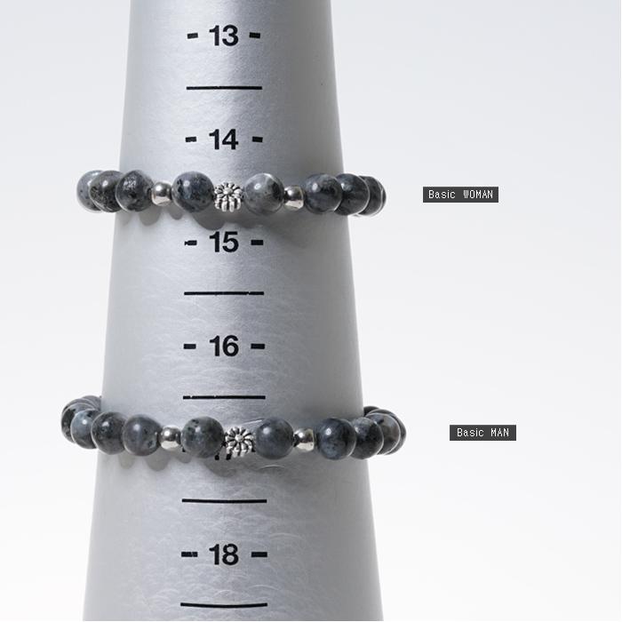 Jbans Classic Gray Jade Gemstone Silver Couple Bracelet (C1701-Ac341Gr)