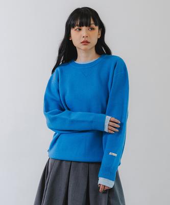 BAKKEN Soft Wool Round Knit Bk8937_Blue