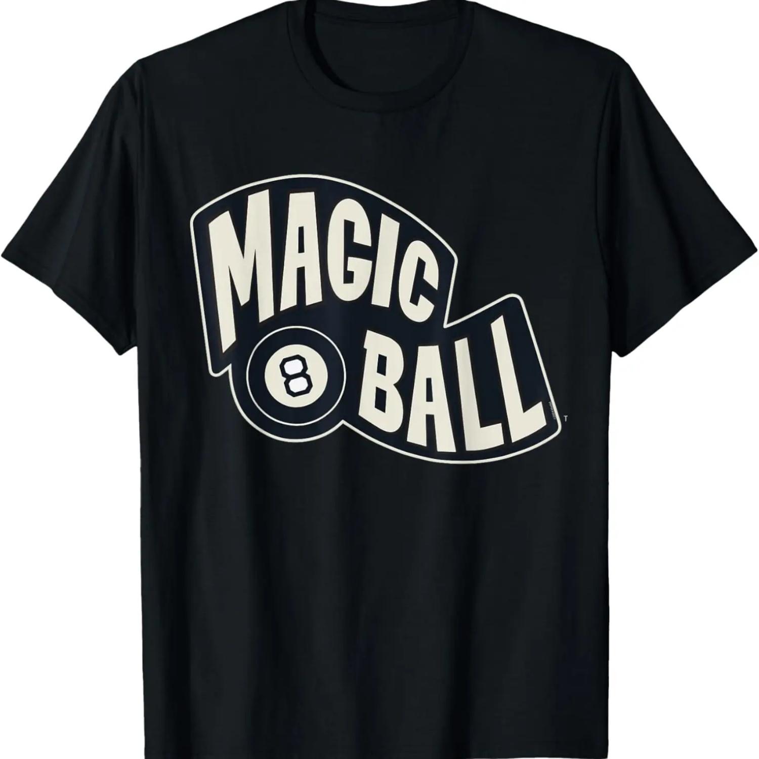 Magic 8 Ball Logo T-Shirt,100% cotton S