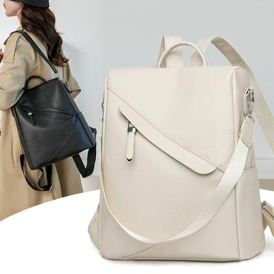 Outdoor Travel Bag PU Women's Large Capacity Backpack Multifunctional Shoulder Bag