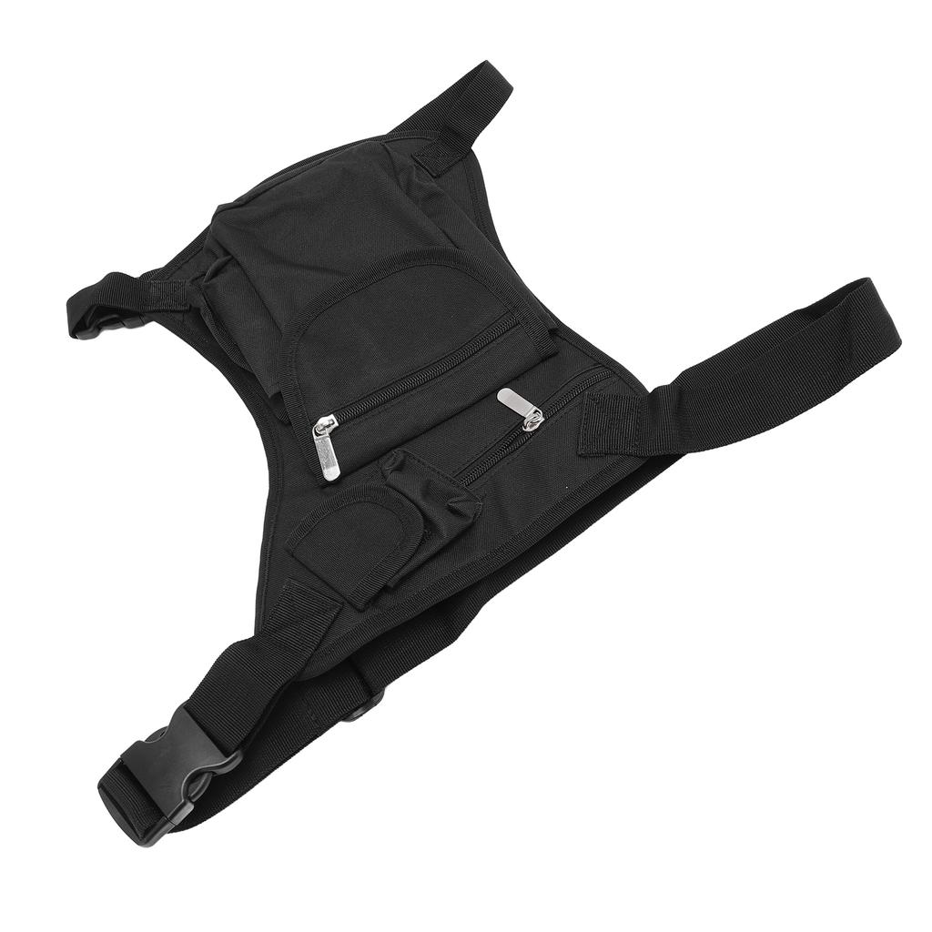 Drop Leg Bag Adjustable Straps Canvas Motorcycle Cycling Thigh Pouch Fanny Pack for Outdoor Hiking