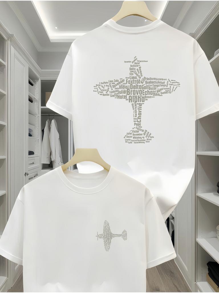 Mens heavyweight 100 cotton graphic tshirt lightweight and breathable comfortable casual wear trendy machine washable
