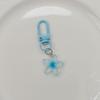 Colorful Transparent Flower Keychain Women's Cute Bag Charm & Earphone Decoration