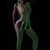 Glow In The Dark Mesh Bodystocking Sexy Universal Underwear