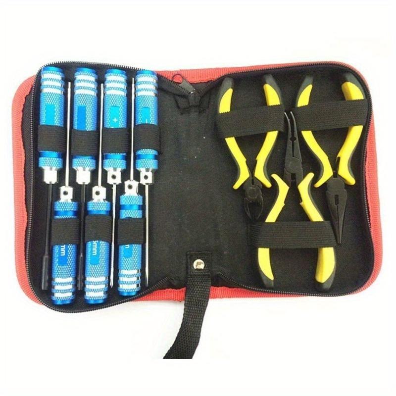 10 Piece Aviation Model Tool Kit Hexagonal 1.5 2.0 Cross Shaped 4.0, 5.5 Socket