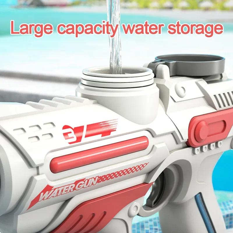 Pool Summer Toy for Children Boy GiftsUNGH Electric Automatic Water Gun Children  Outdoor Beach Large-capacity Swimming Toy