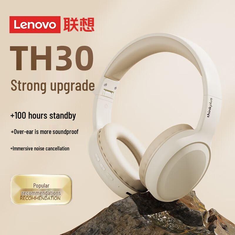 

Lenovo Thinkplus TH30 True Wireless Over-Ear Bluetooth Headphones