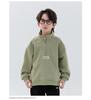 Boys' Fleece-Lined Half-Zip Sweatshirt: Trendy, Warm, Long-Sleeved Top for Autumn/Winter 2025