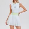 Women's Cross-Border Sleeveless Sports Vest and Short Sleeve Polo Tennis Outfit Set - Running & Fitness Yoga Wear Top