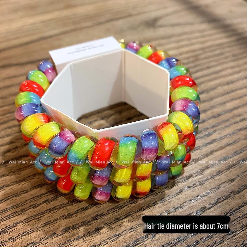 2024 Premium High-Elastic Hair Tie: No-Trace, High-End Ponytail Rubber Band Accessory