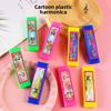 Childrens Shaped Plastic Harmonica With Easy Blow Mechanism For Beginner Music Education
