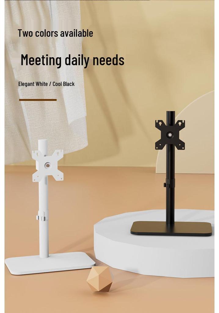 Height-Adjustable Rotating Computer Monitor Stand for 22-34 Inch Screens
