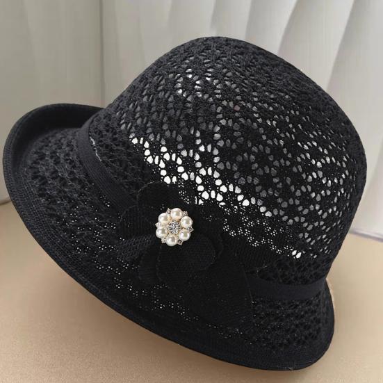 Bucket Hat for Women, Wide Brim Sun Protection Hat, Summer Straw Fisherman Hat, UV Protection Sunshade Hat for Outdoor Travel Beach