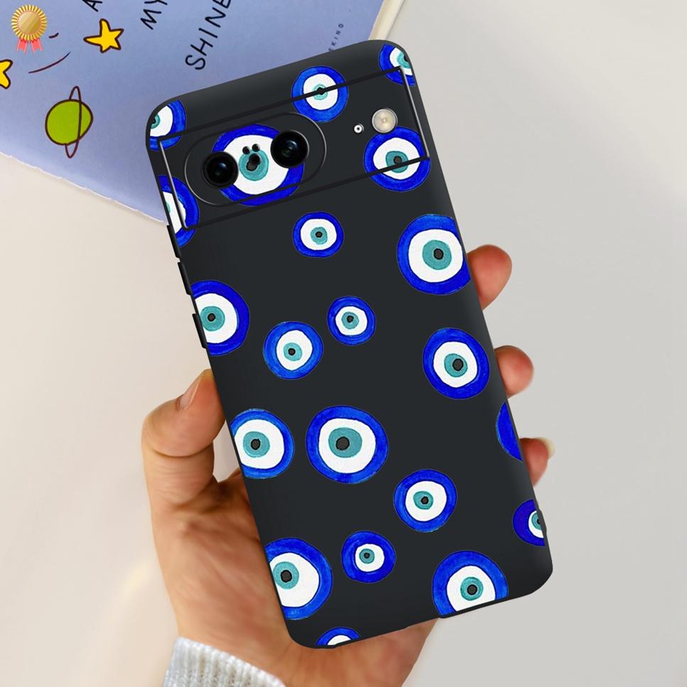 For Google Pixel 8 Pro Case Cute Cartoon Silicone Shockproof Back Cover For Google Pixel 8 Pro 8Pro Phone Case Bumper Funda Capa