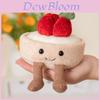 Giocattolo Mousse Fragola Peluche per Bambini con Imbottitura Morbida in Cotone PP per Comfort e Gioco