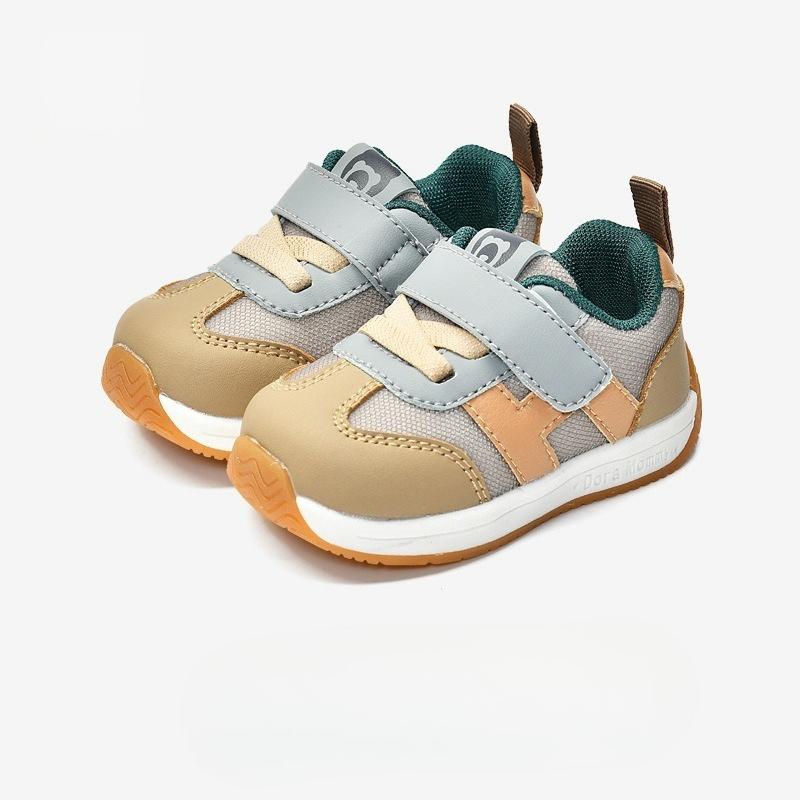 Boys' learning-to-walk shoes, spring-autumn infant shoes, soft sole anti-slip 0–2 years old girls' shoes