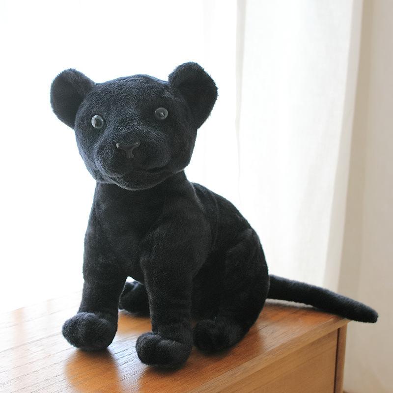 Simulation Animal Leopard Lion Plush Toy Children's Entertainment Doll Ragdoll Holiday Gift