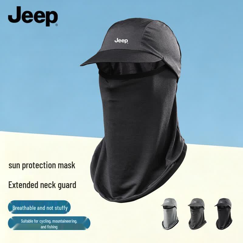 JEEP Men s Summer Outdoor Sun Protection Hood Mask