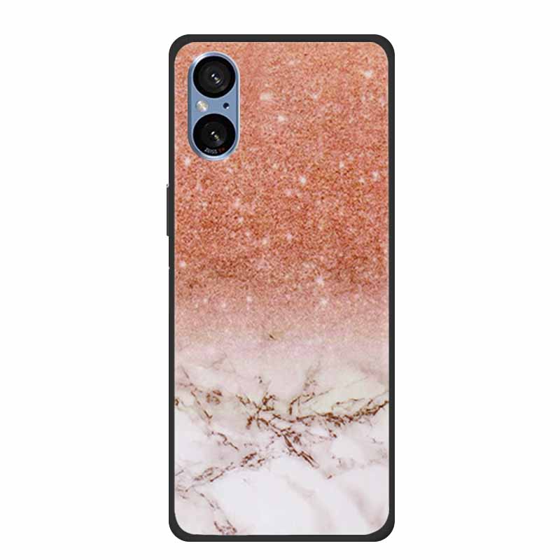 For Sony Xperia 5 V Case Marble Shockproof Soft Silicone TPU Back Cover For Sony Xperia5 V 5V 5G Phone Cases XQ-DE54 New Fundas
