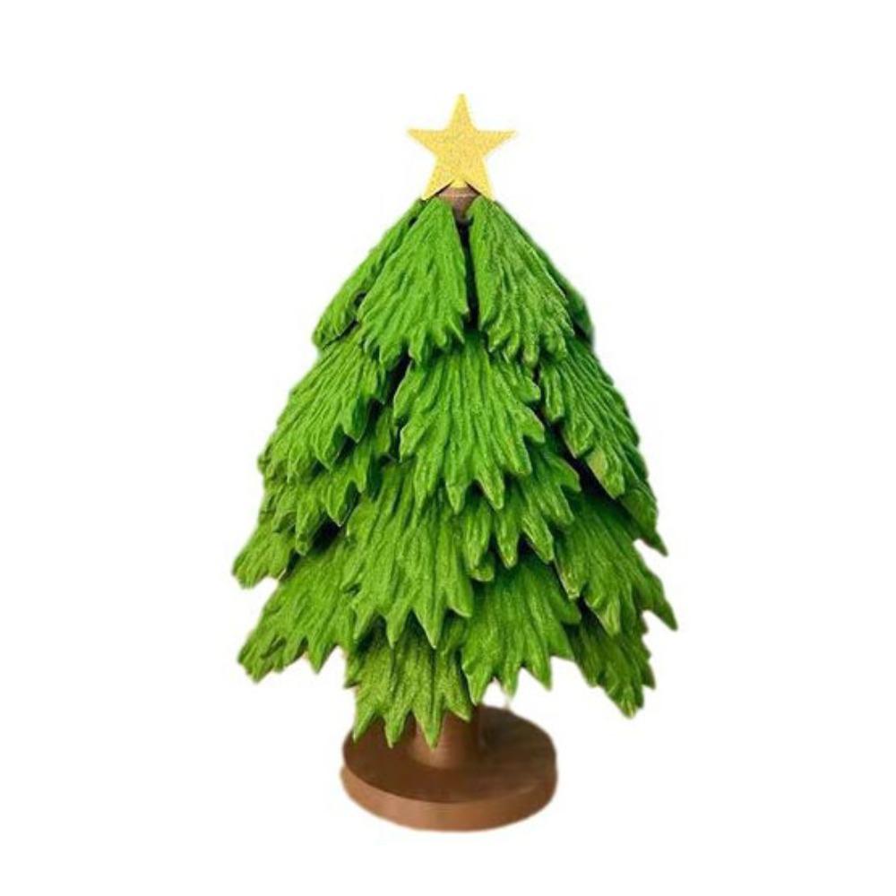 Tree-shaped Christmas Tree Coaster Press Heat Resistant Christmas Tree Quirky Toys Anti-slip Mug Holder Leaf Base Cup Mat