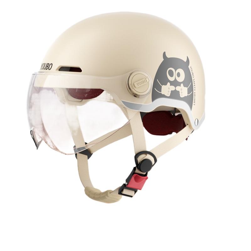 Electric Car Helmet Couple Four Seasons Universal Battery Motorcycle Men's Half Helmet Helmet