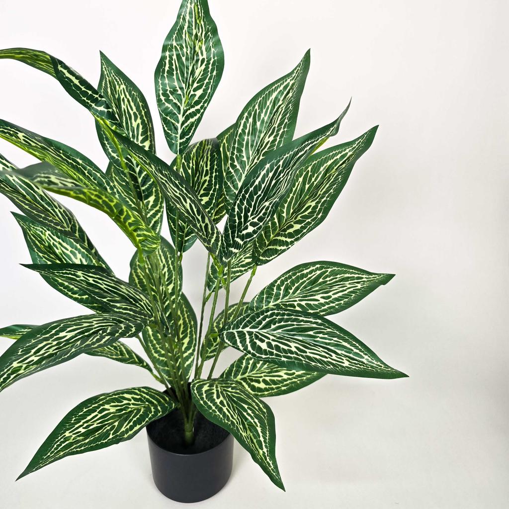 Diffenbachia Artificial Plant Flower In Pot 65