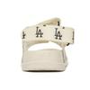 MLB Sandal Beach Sandals Unisex Ecru/Black Sneakers 3ASDSD423-07WHS
