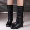 Autumn and winter new platform Martin boots women's spring and autumn single boots trendy Chelsea medium boots