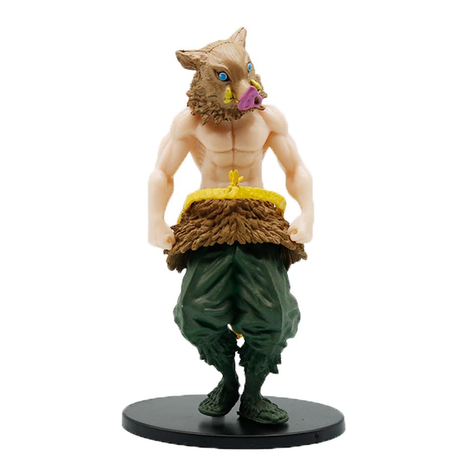 Figura de Anime Figuras de Demon Slayer Kimetsu No Yaiba Muñeco Tanjiro Nezuko Zenitsu Figura Figura de Acción Modelo Juguetes