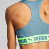Puma Strong Letter Logo Print Medium Support Sports Bra Women Sports Bra Dark-Blue 521598-48