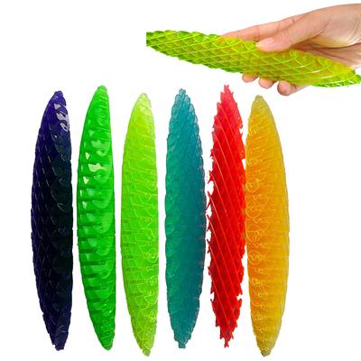 Designový Červ Velká Fidget Hračka 3D Tisk Dekompresní Elastická Síť Síť Anti-Stres ADHD Úleva od Stresu Elastická Hračka pro Děti Dospělé