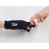 Daiwa Cold Protection Light Grip Gloves 5 Cut Gunmetal M Fishing DG-6323W