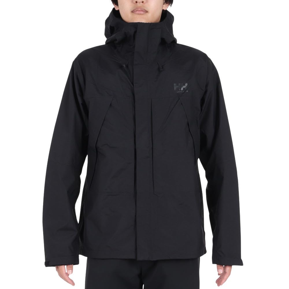 Helly Hansen SCANDZA LIGHT a Unisex Jacket with and Breathable In Black JKT, Water-repellent, Waterproof, Windproof, Insulation, (HOE12272).