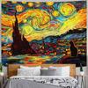 Rainbow Sea Turtle Tapestry, Colorful Underwater Print with Jellyfish & Coral, Wall Hanging for Bedroom Living Room Beach Decor